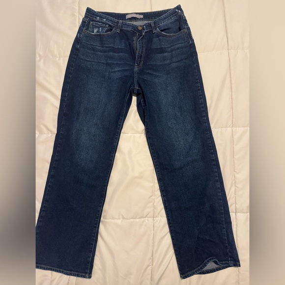 Just USA Deep Indigo Denim Boyfriend Fit - Picture 1 of 3